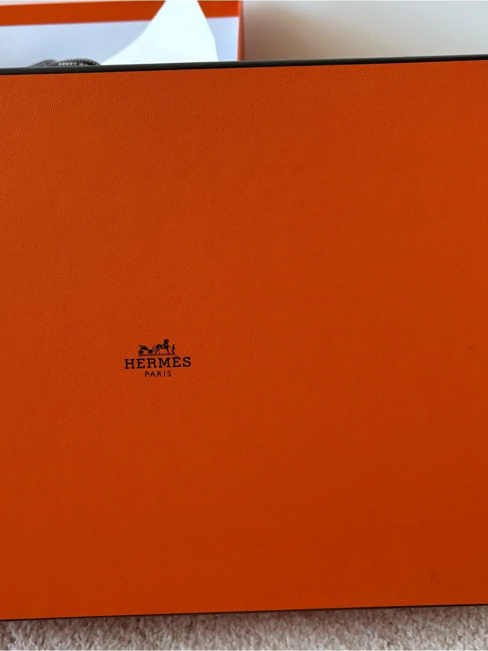 Hermes Authentic Medium-Large Gift Box - Picotin